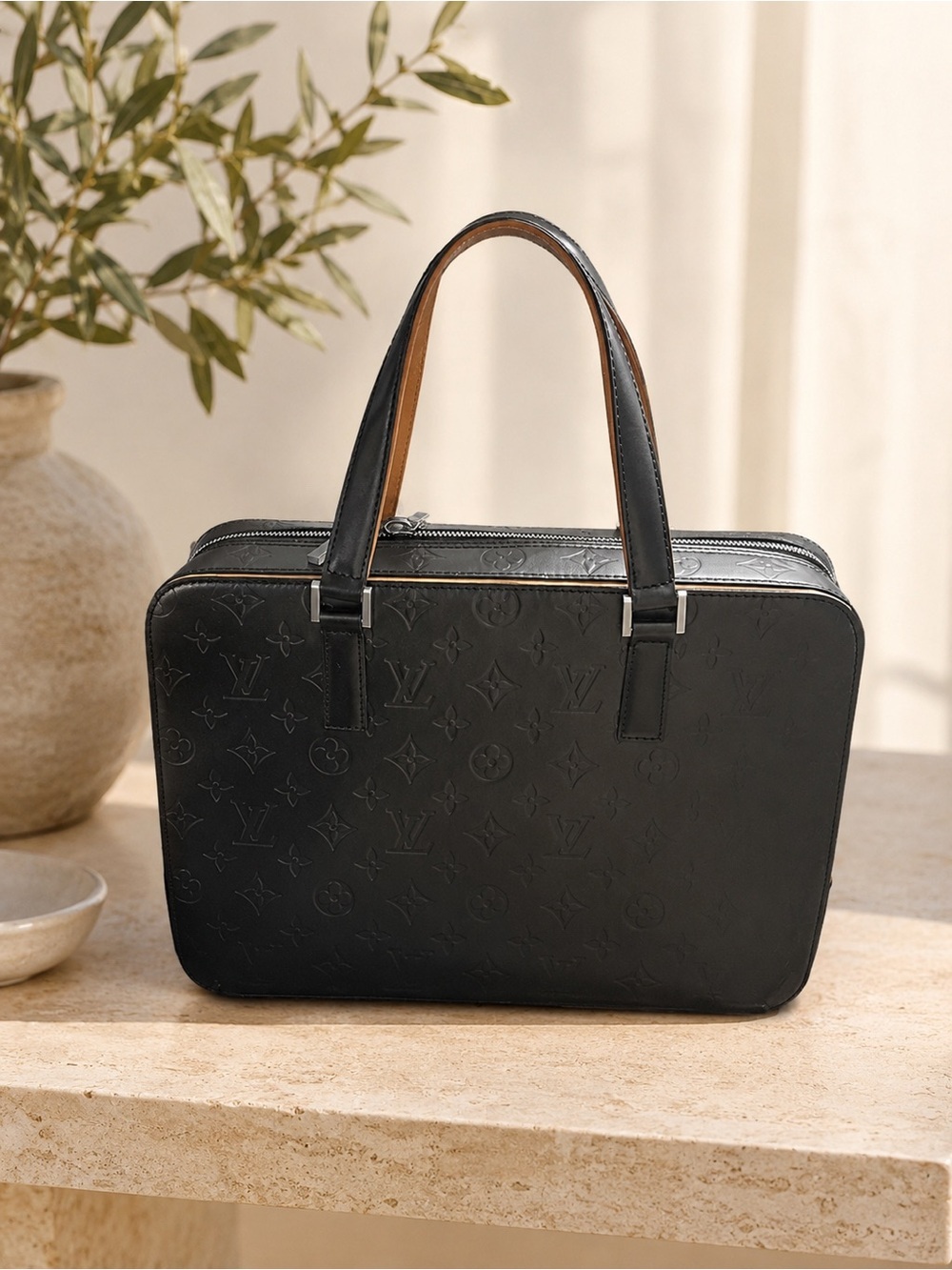 Authentic Louis Vuitton Marden Monogram Mat Graphite Business Bag Briefcase - Picture 3 of 16